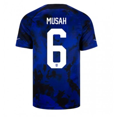 Fotballdrakt Herre forente stater Yunus Musah #6 Bortedrakt VM 2022 Kortermet
